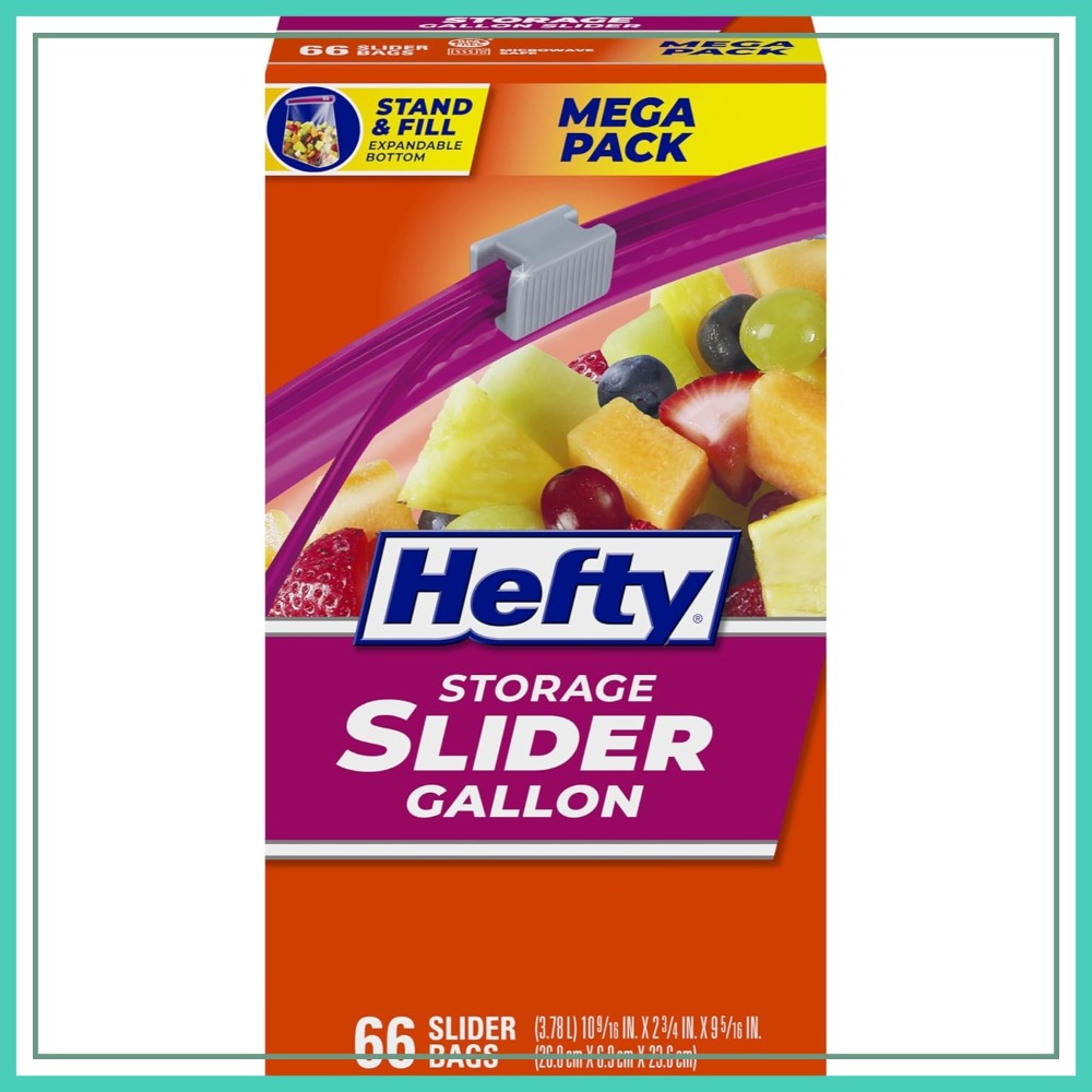 Food Snacks In Usa - 66 Count Gallon Size Slider Storage