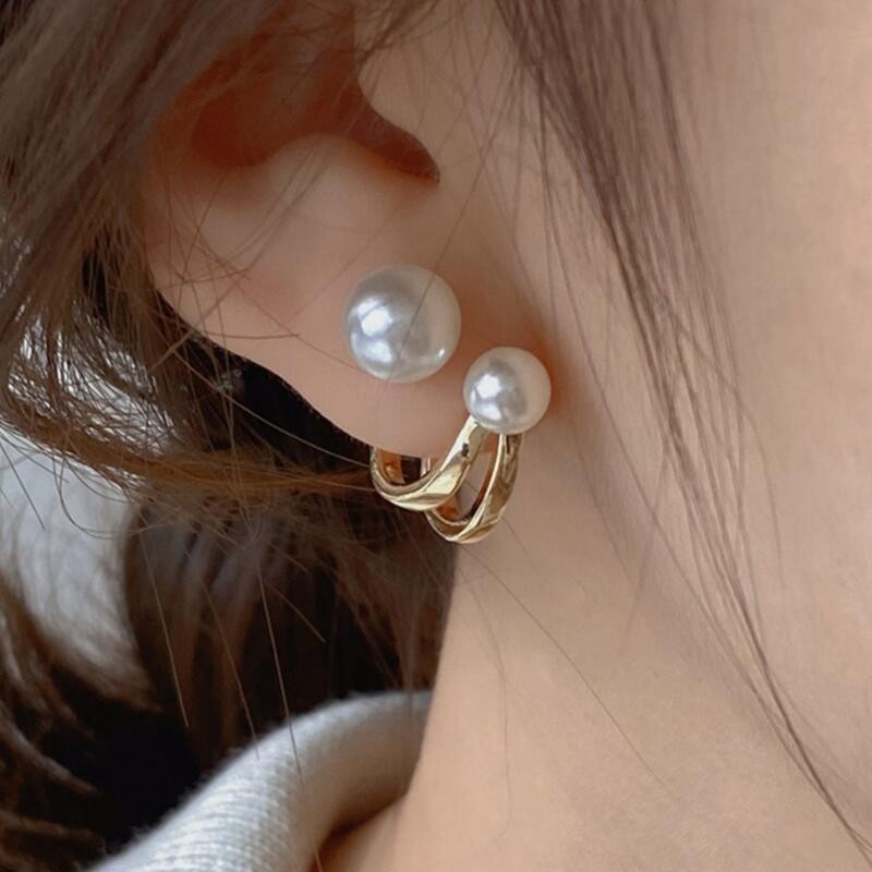 Korean Food Snacks - 925 Silver Needle Korean Fashion Pearl