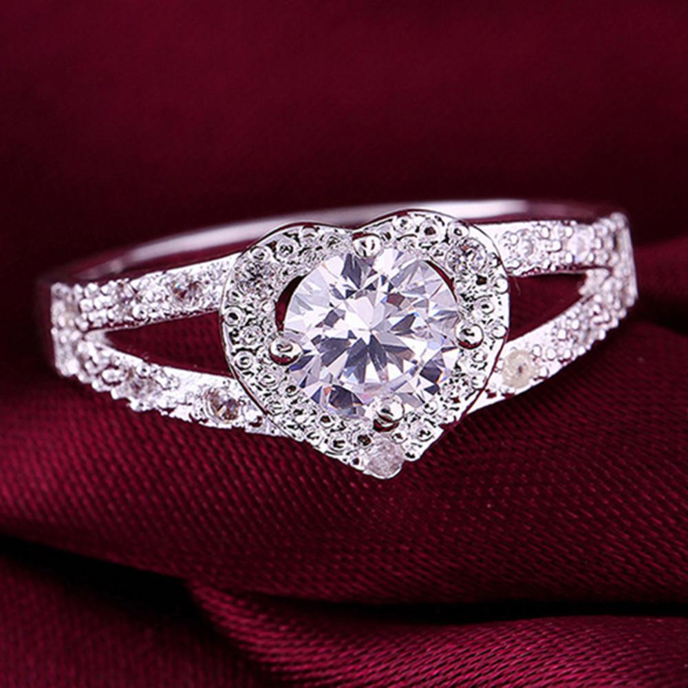 Korean Food Snacks - Women Wedding Rings 925 Sterling Silver