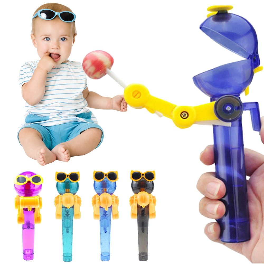 Spicy Food Snacks - Cool Personality Decompression Robot Lollipop Holder