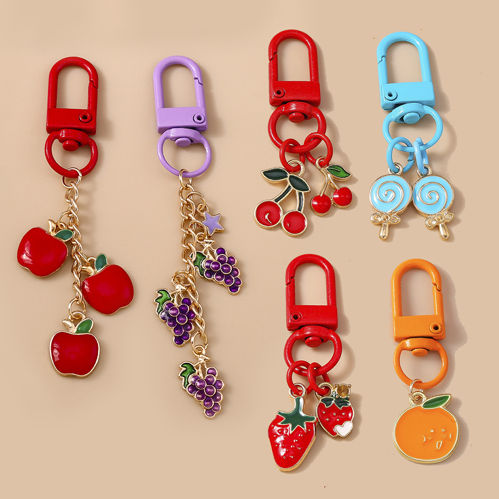 Food Zinc - Aihua Lovely Colorful Cartoon Red Cherry