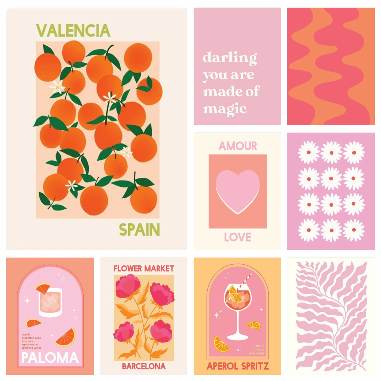 Fruit Roll Up - Matisse Juice Fruit Pink Orange 5D