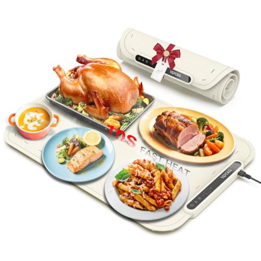 Warming Mat for Food, VEPOKA F - Food & Snacks Colouring Book avaliação e preço