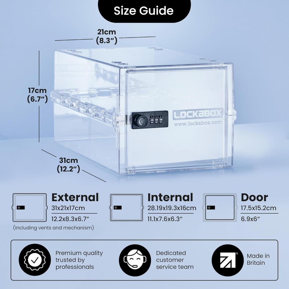 Medium Combination Lock Box fo - Food & Snacks Colouring Book avaliação e preço
