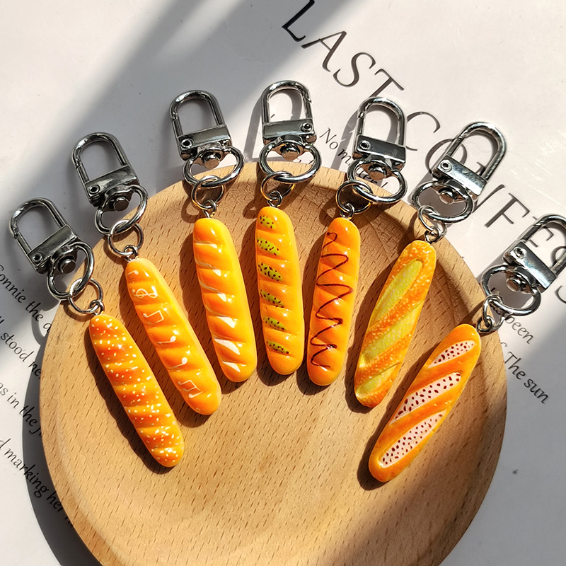 1Pcs/3Pcs Resin Baguette Bread - Food Zinc avaliação e preço