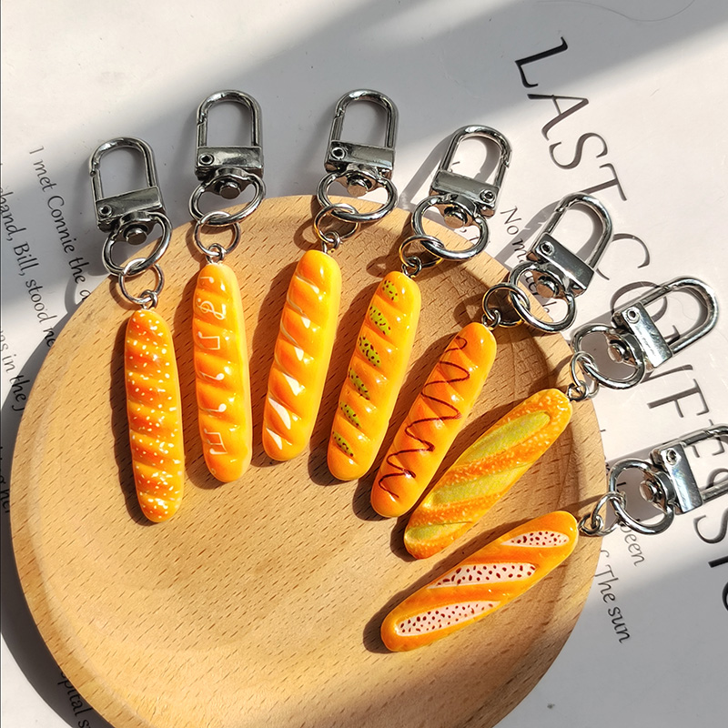 1Pcs/3Pcs Resin Baguette Bread - Food Zinc avaliação e preço