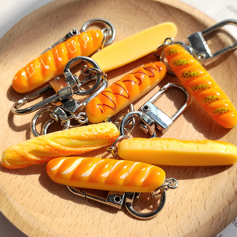1Pcs/3Pcs Resin Baguette Bread - Food Zinc avaliação e preço