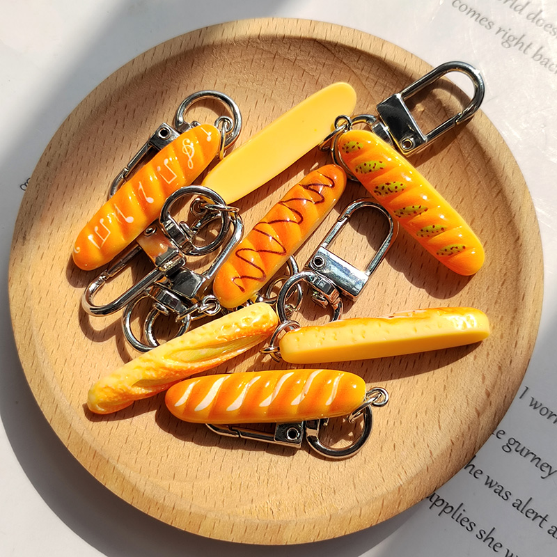 1Pcs/3Pcs Resin Baguette Bread - Food Zinc avaliação e preço