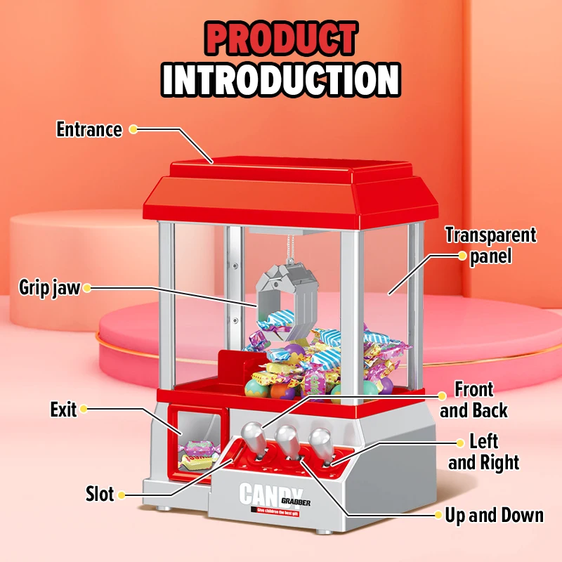 Electronic Arcade Claw Toy Mac - Spicy Food Snacks avaliação e preço