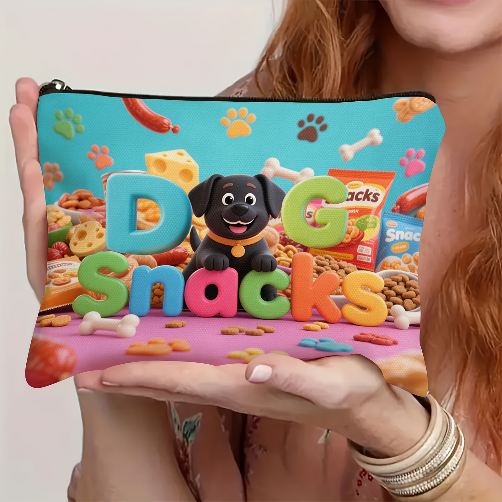 Cute Paws & Bone Lettering Dog - Food Like Snacks avaliação e preço