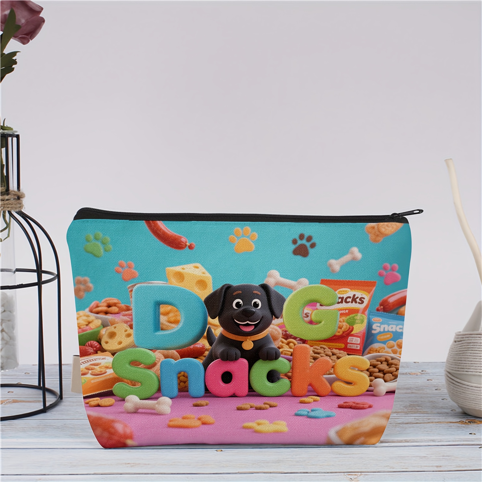 Cute Paws & Bone Lettering Dog - Food Like Snacks avaliação e preço