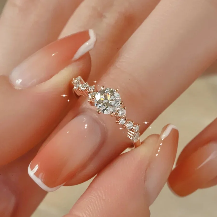 Star Engagement Rings for Wome - Korean Food Snacks avaliação e preço