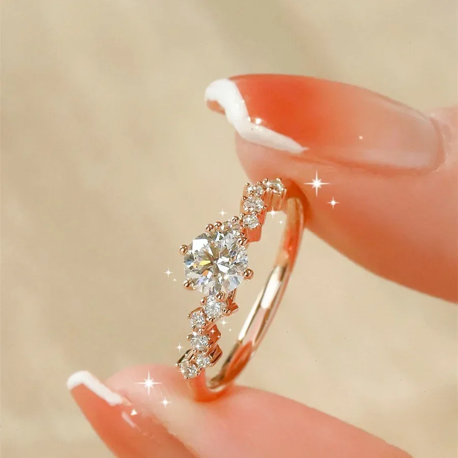 Star Engagement Rings for Wome - Korean Food Snacks avaliação e preço