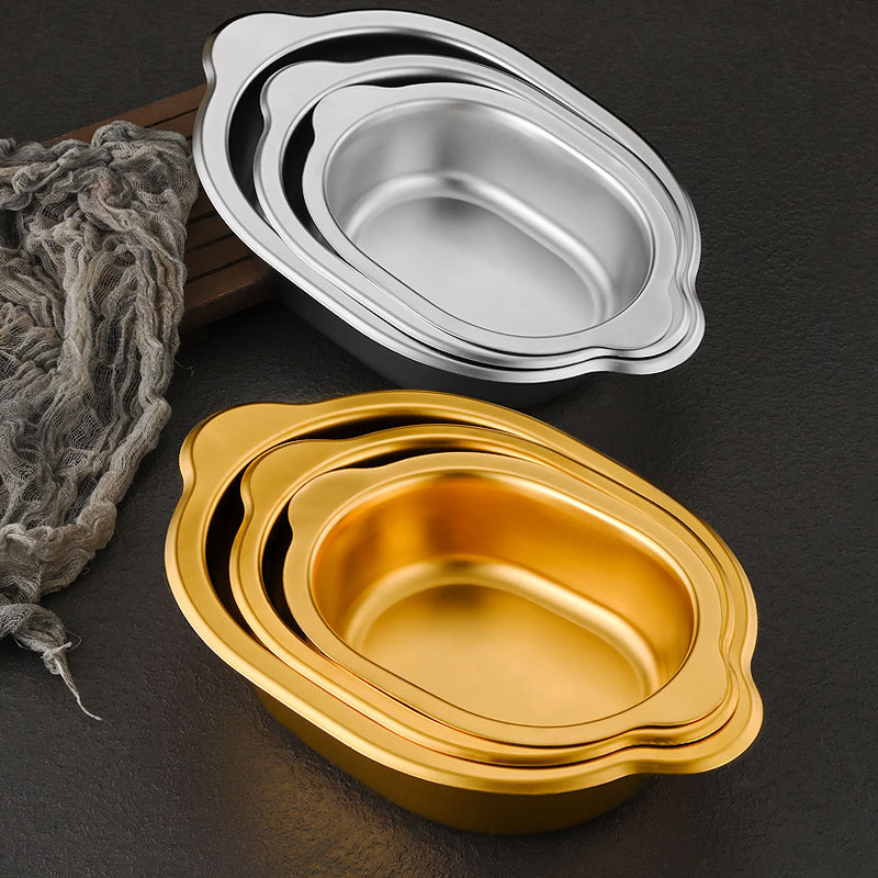 Korean stainless steel binaura - Korean Food Snacks avaliação e preço
