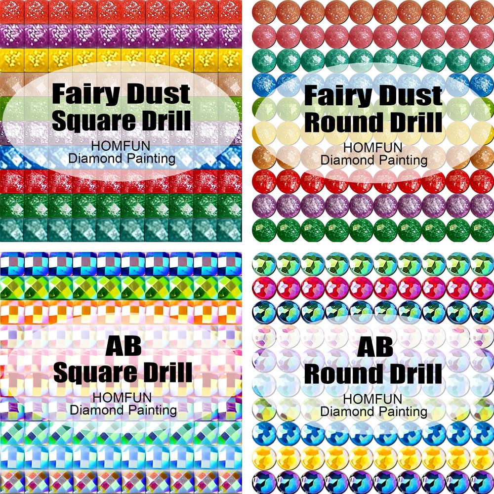 HOMFUN Fairy Dust AB DIY 5D Di - Fruit Roll Up avaliação e preço