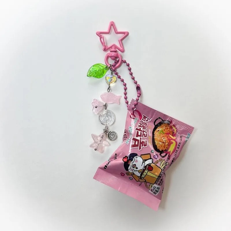 Buldak Ramen Keychain Korean S - Spicy Food Snacks avaliação e preço
