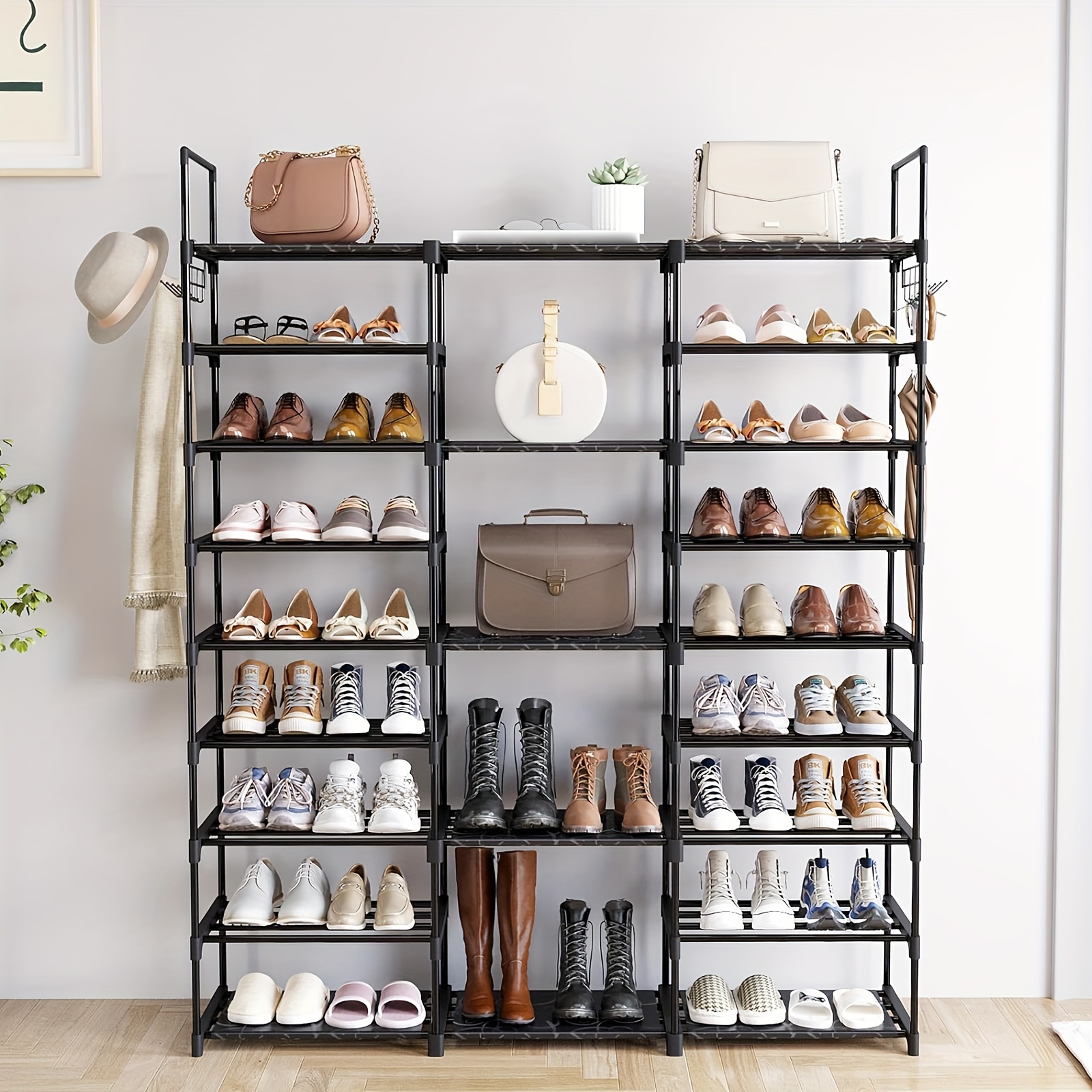 1pc 9 Tier Shoe Rack Organizer - Foods X avaliação e preço