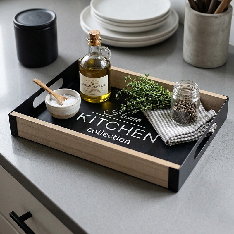 Nordic Breakfast Metal Tray wi - Korean Food Snacks avaliação e preço
