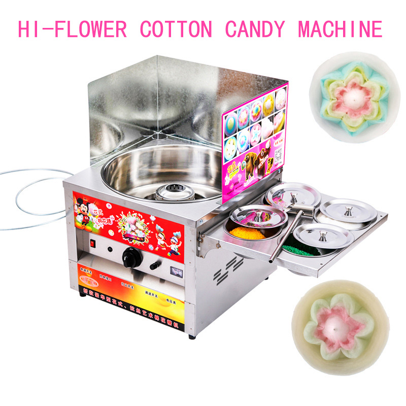 Gas Cotton Candy Machine Comme - Food Snacks Making Machine avaliação e preço