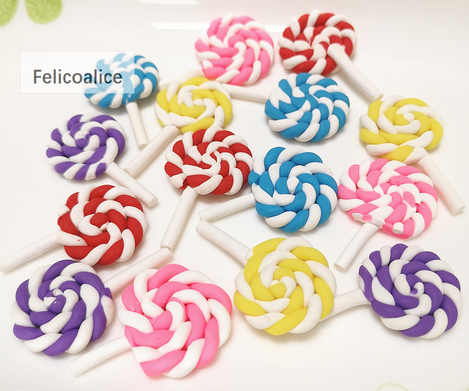8pcs Multicolor  Rainbow Clay  - Korean Food Snacks avaliação e preço