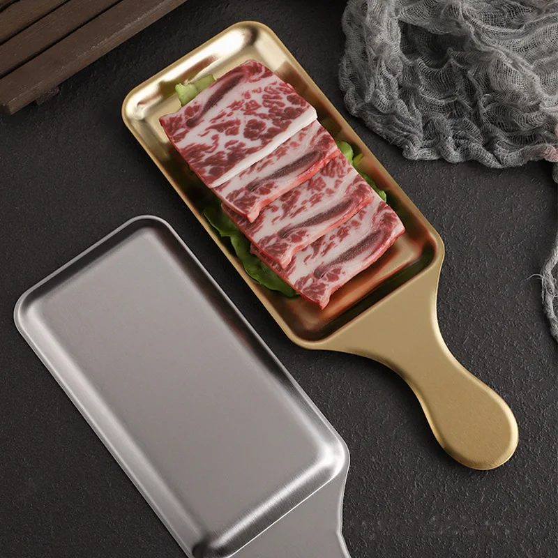 304 Stainless Steel Rectangula - Korean Food Snacks avaliação e preço