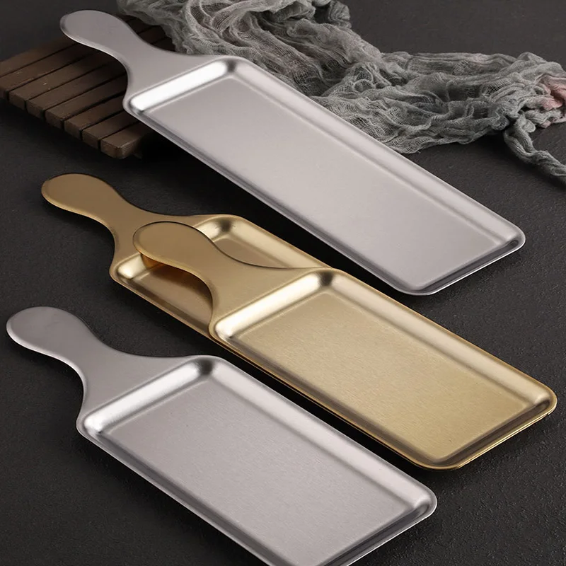 304 Stainless Steel Rectangula - Korean Food Snacks avaliação e preço