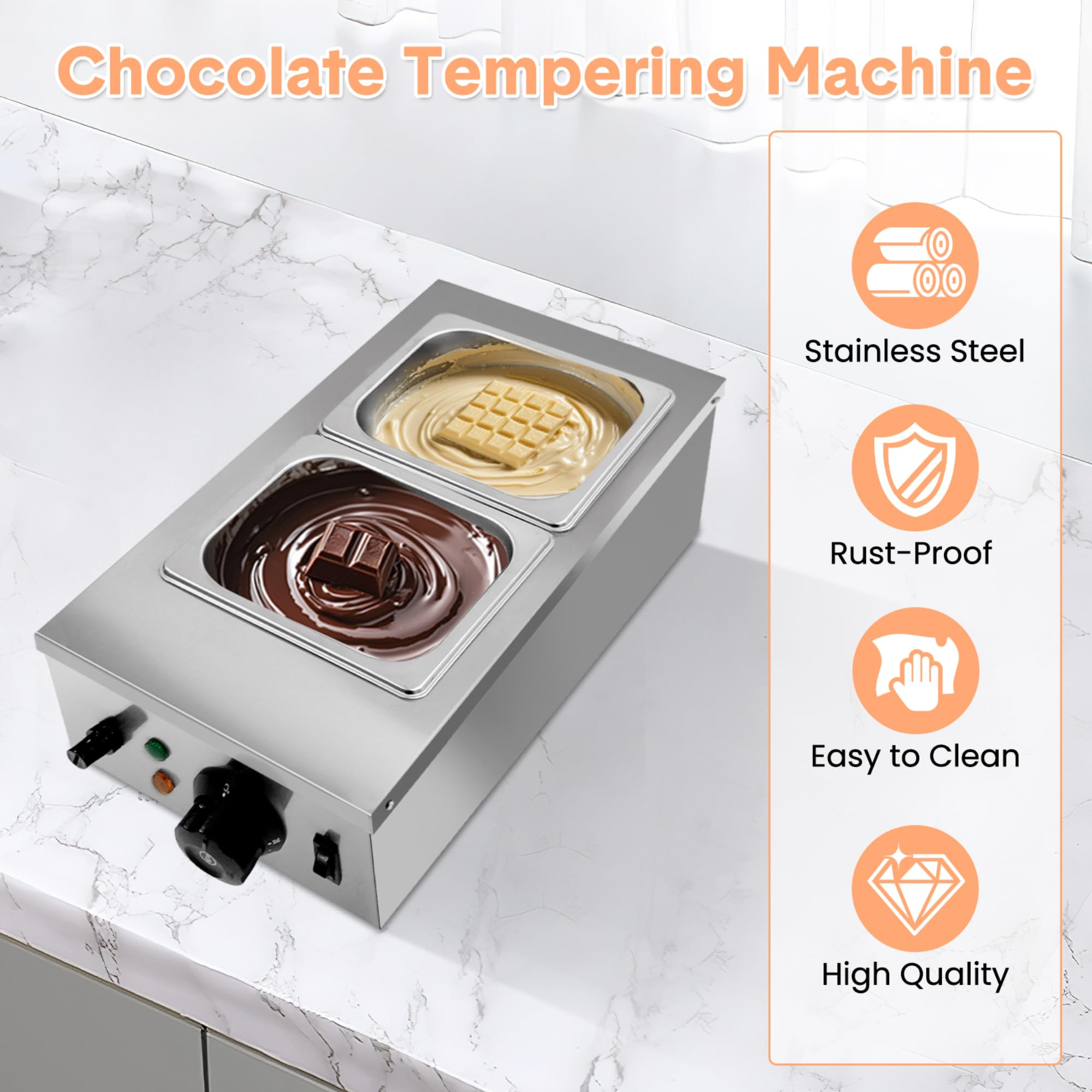 2/3-Tank Chocolate Tempering M - Food & Snacks Colouring Book avaliação e preço