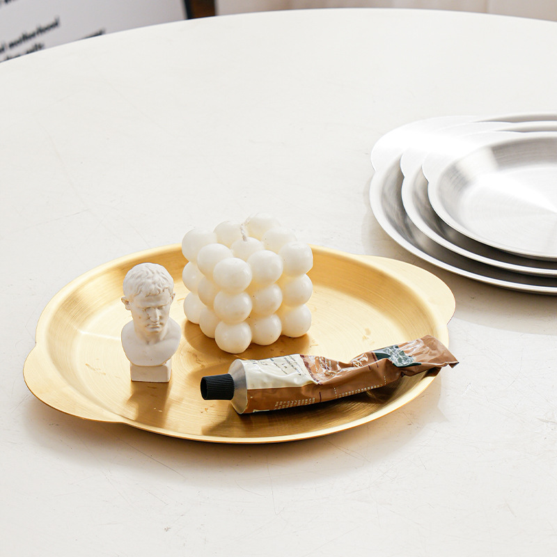 Dinner Plates Stainless Steel  - Korean Food Snacks avaliação e preço
