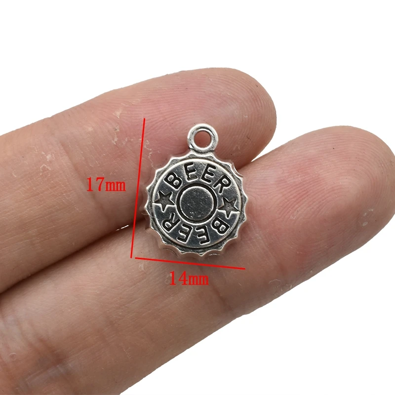 15PCS Antique Silver Plated Be - Food Zinc avaliação e preço