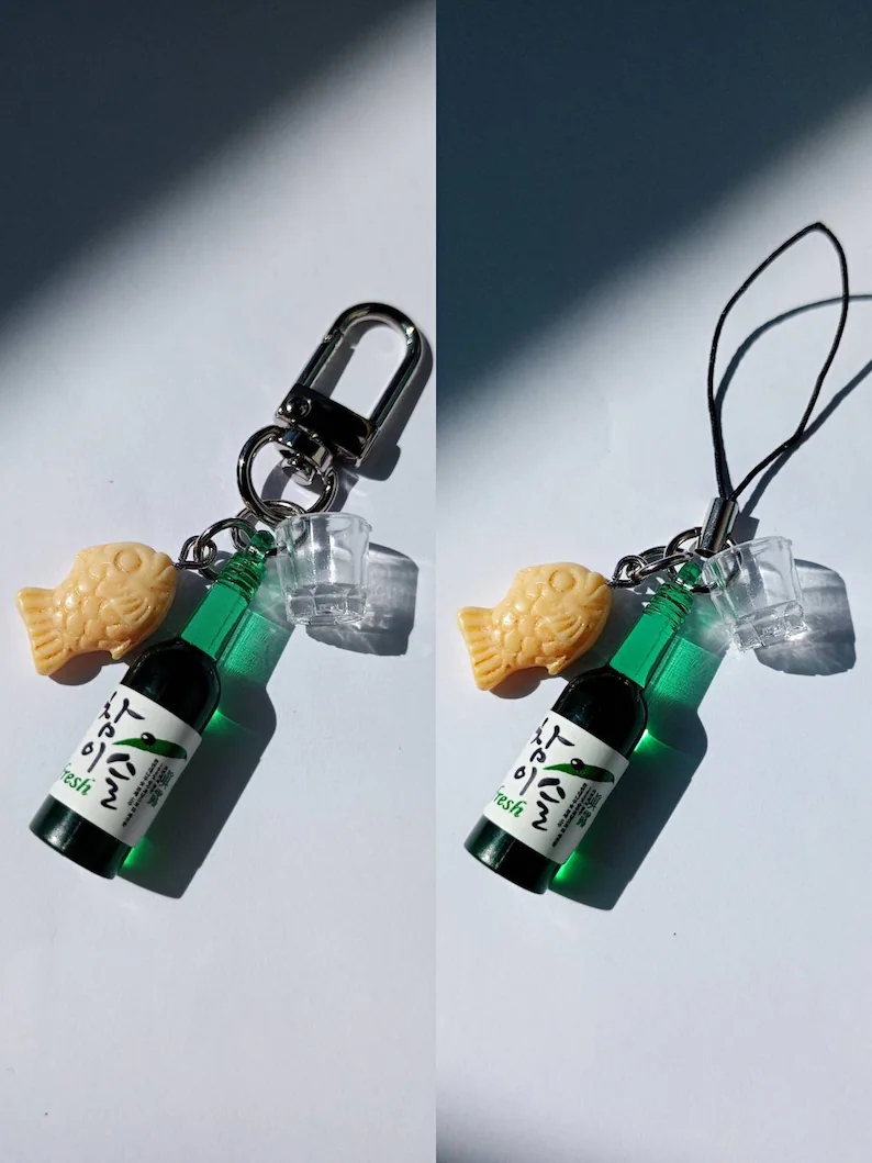 street food keychain Soju bott - Food Zinc avaliação e preço