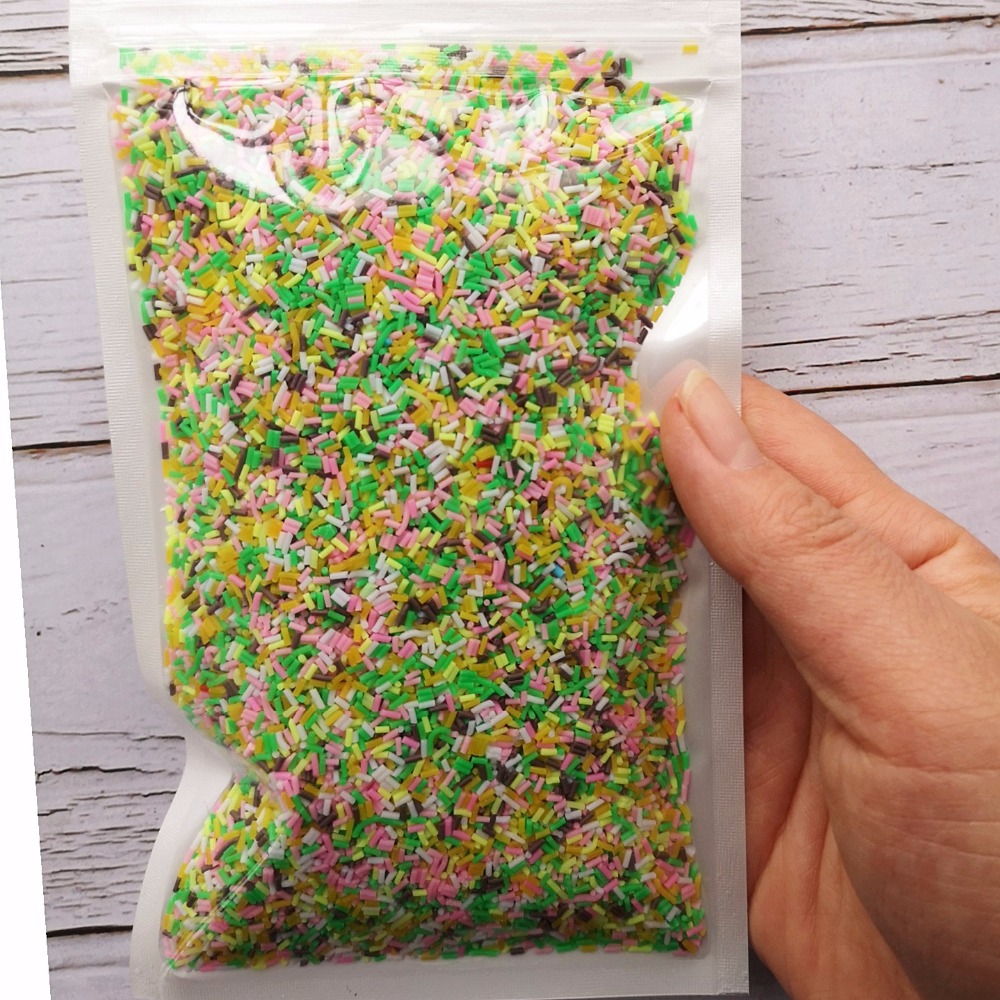 100g/bag Slime Filler Clay Spr - Spicy Food Snacks avaliação e preço
