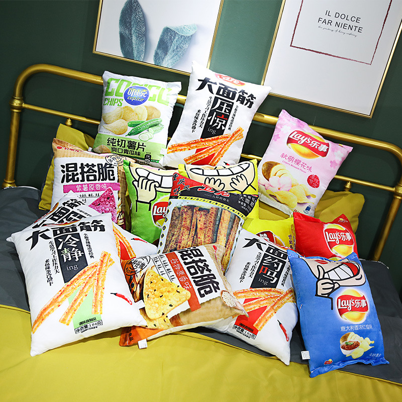 40cm/45cm Simulation Potato Ch - Spicy Food Snacks avaliação e preço