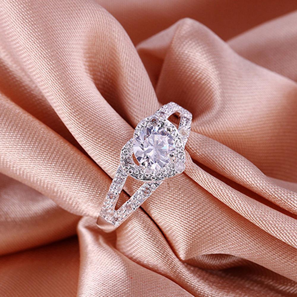 Women Wedding Rings 925 Sterli - Korean Food Snacks avaliação e preço