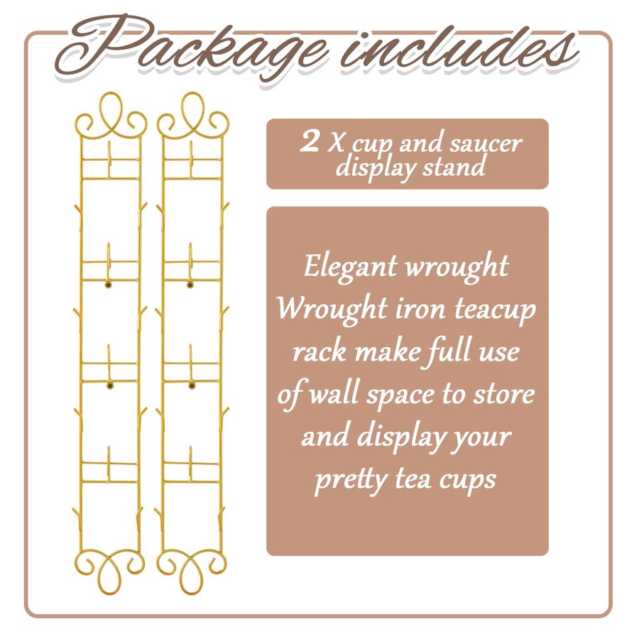 2 Pcs 36 x 5 Tea Cup and Sauce - Foods X avaliação e preço
