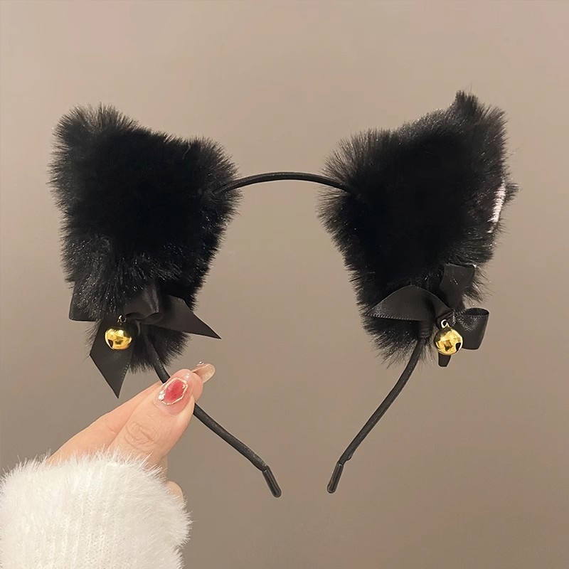 Cat Ear Headband with Bells, F - Korean Food Snacks avaliação e preço