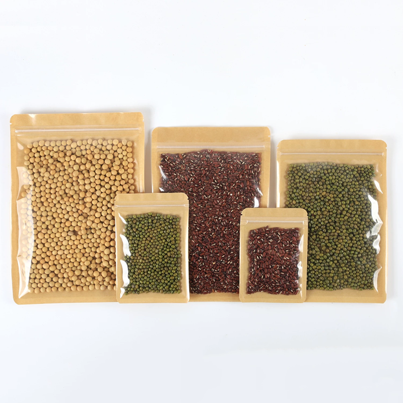 100pcs Eco-friendly Kraft Pape - Food Good Snacks avaliação e preço