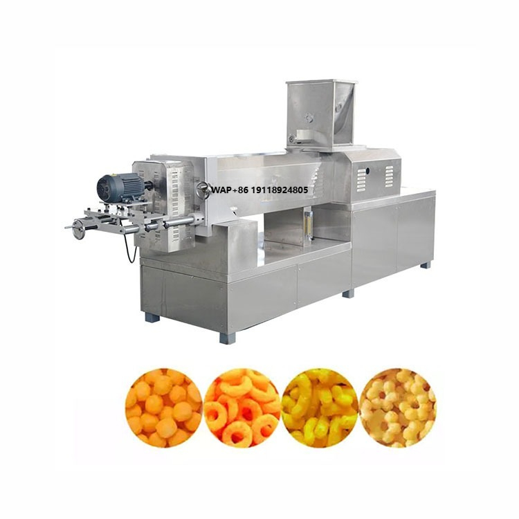 Puffed Corn Rice Snacks Food E - Food Snacks Making Machine avaliação e preço