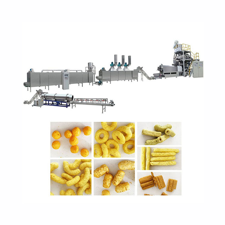 Puffed Corn Rice Snacks Food E - Food Snacks Making Machine avaliação e preço
