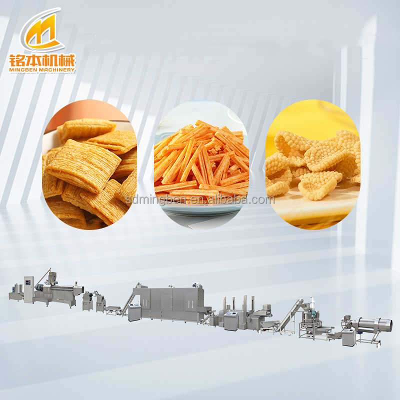 Extruded Automatic Fried 3d Pe - Food Snacks Making Machine avaliação e preço