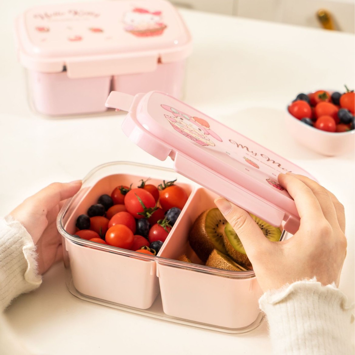 Sanrio Hello Kitty Bento Lunch - Food Good Snacks avaliação e preço