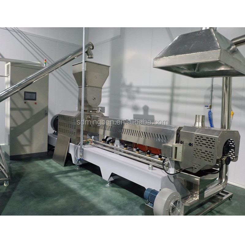 Automatic Twin Screw Extruder  - Food Snacks Making Machine avaliação e preço